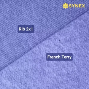 Vải bo gân CVC 4 chiều 4