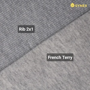 Vải bo gân sọc Cotton 4 chiều cài spandex 2 mặt 4