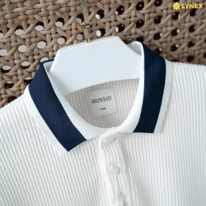 Vải Polo dệt gân 4