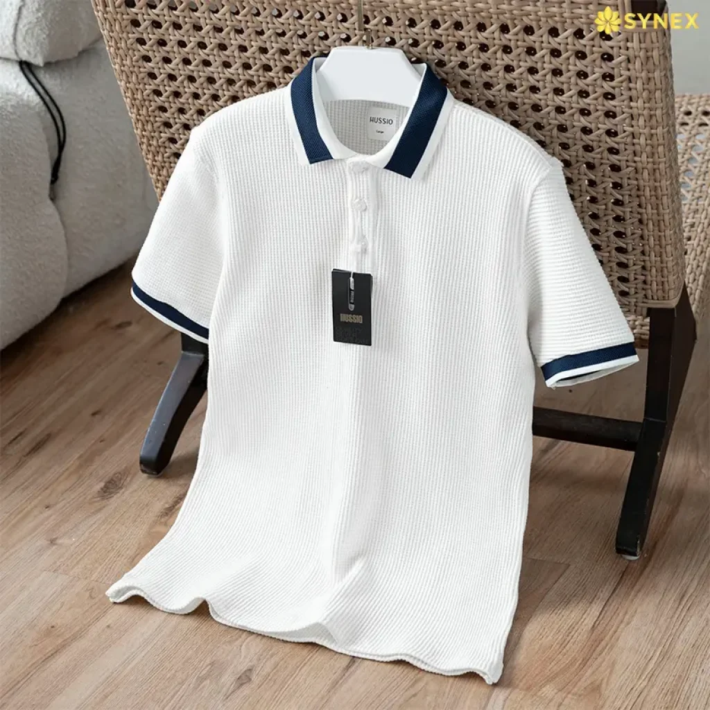 vải polo dệt gân