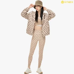 Vải thun hoạ tiết monogram 7