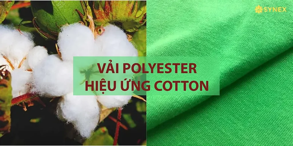 Vải polyester hiệu ứng Cotton