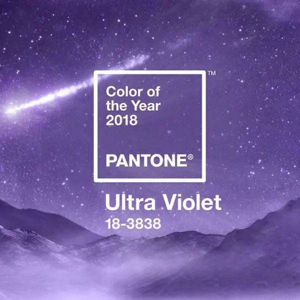 2018: PANTONE 18-3838 ULTRA VIOLET