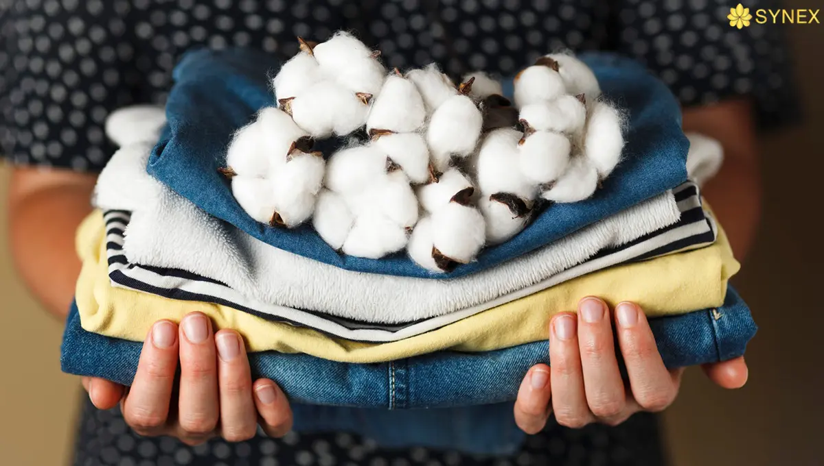 woman holding cotton over synthe copy