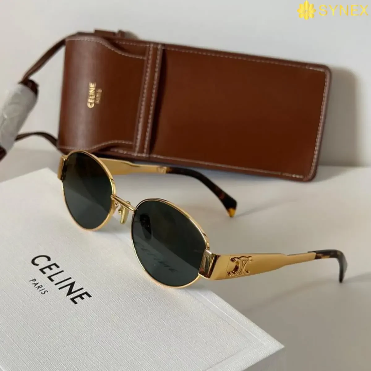 Mat kinh Celine Lulu Triomphe Sunglasses in Acetate edited