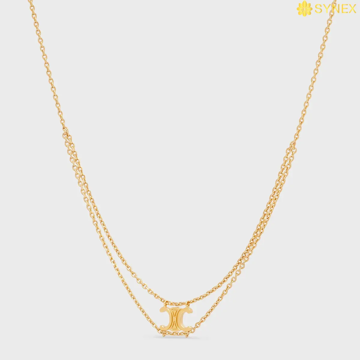 celine triomphe suspended necklace