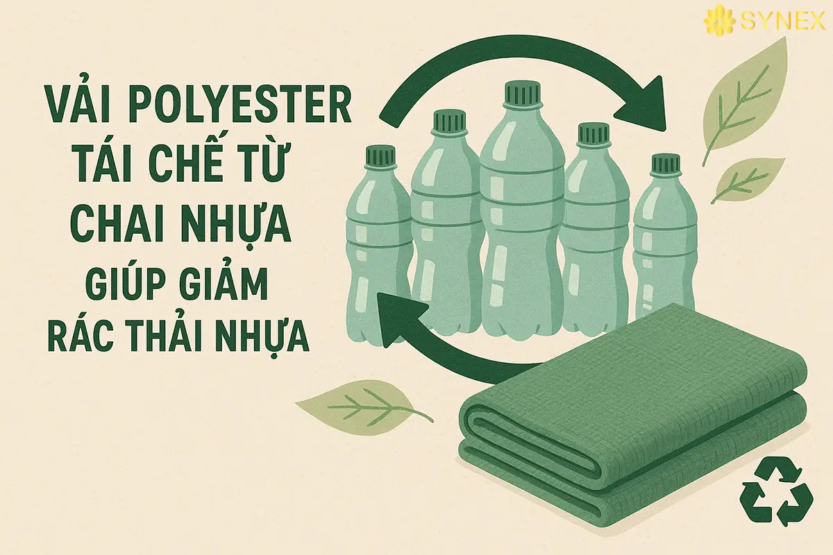 So sánh hiệu suất giữa Vải sợi tự nhiên và Vải sợi tổng hợp trong trang phục thể thao. 15 vai polyester tai che tu chai nhua